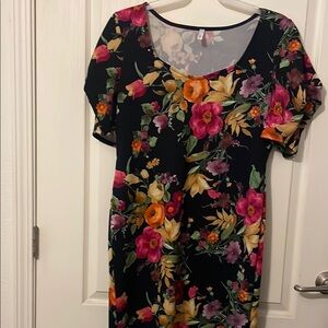Floral Black Women's Top